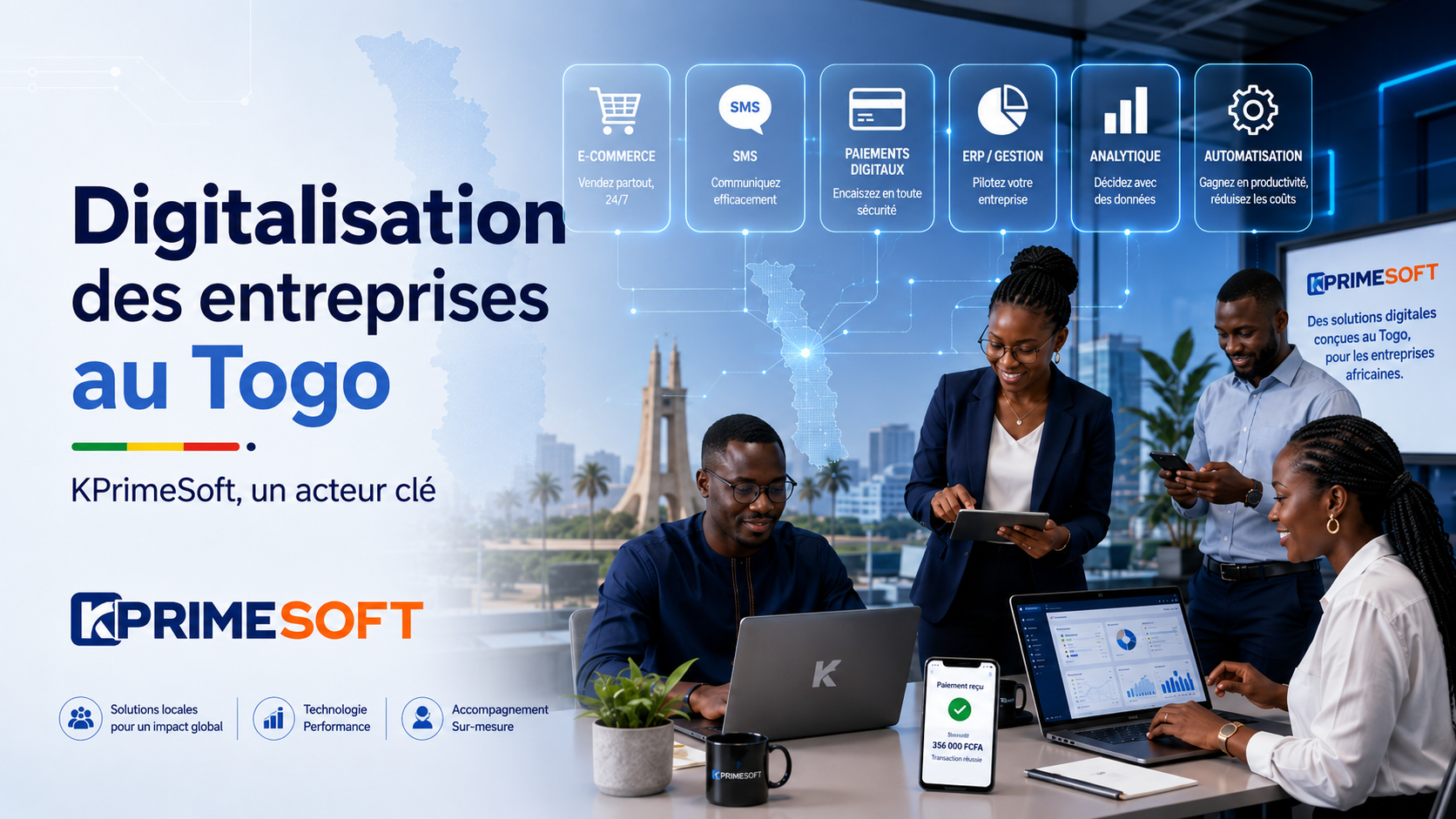 Digitalisation des entreprises au Togo : KPrimeSoft, un acteur clé